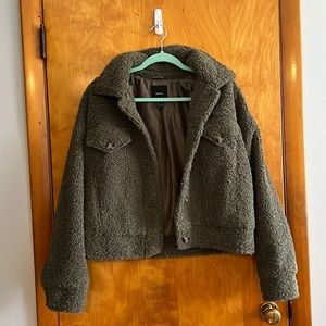 Forever 21 size small green jacket